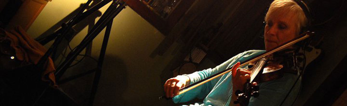 Vicki Richards in Recording Studio